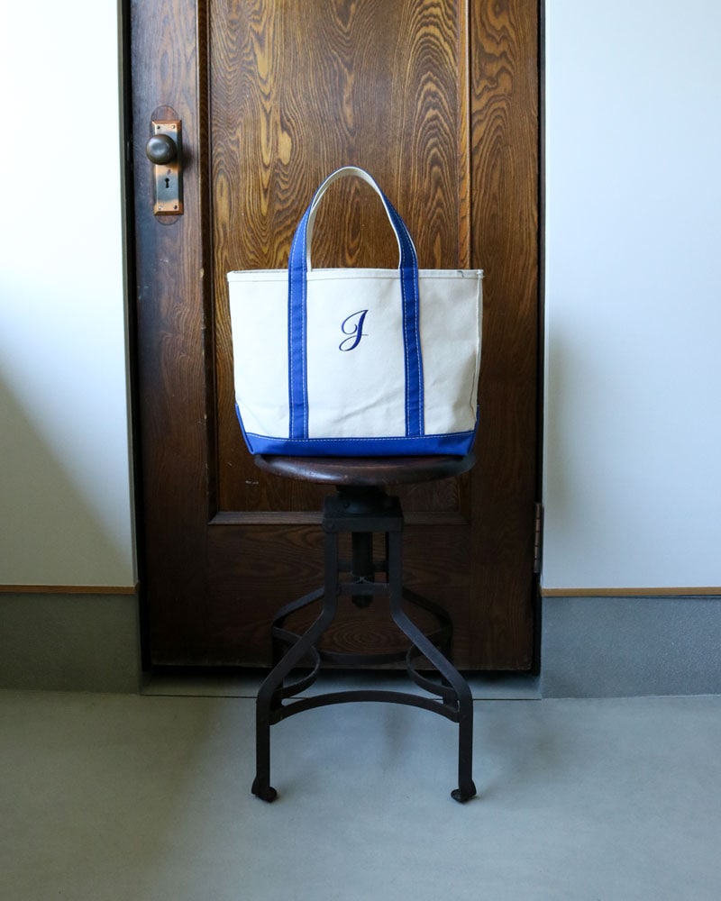 c.1990s L.L.Bean “BOAT AND TOTE” Medium/Blue (Monogram)｜1990年代頃 L.L.Bean “ボートアンドトート” ミディアム/ブルー（モノグラム）