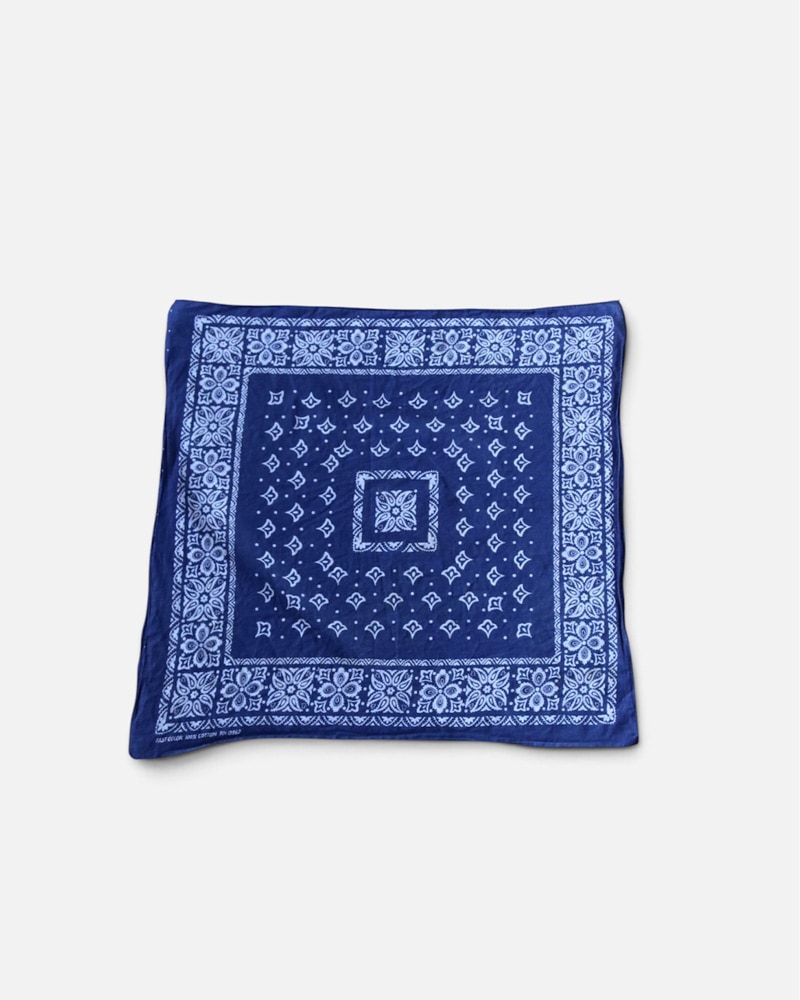 Vintage 60s Navy FAST COLOR Bandana