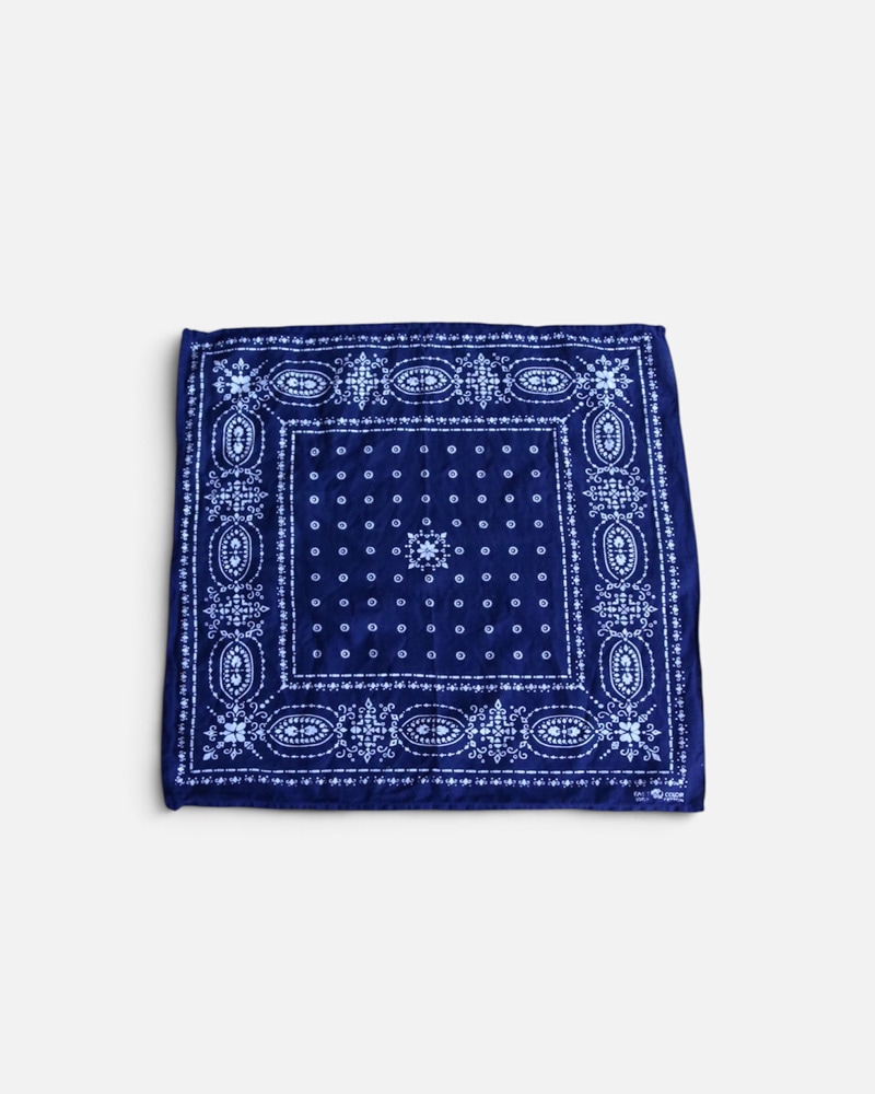 Vintage 60s Navy FAST COLOR Bandana