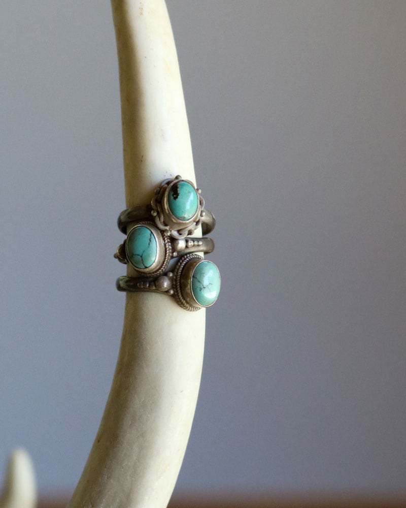 c.1960s Turquoise Ring C|1960年代頃 ターコイズリング C