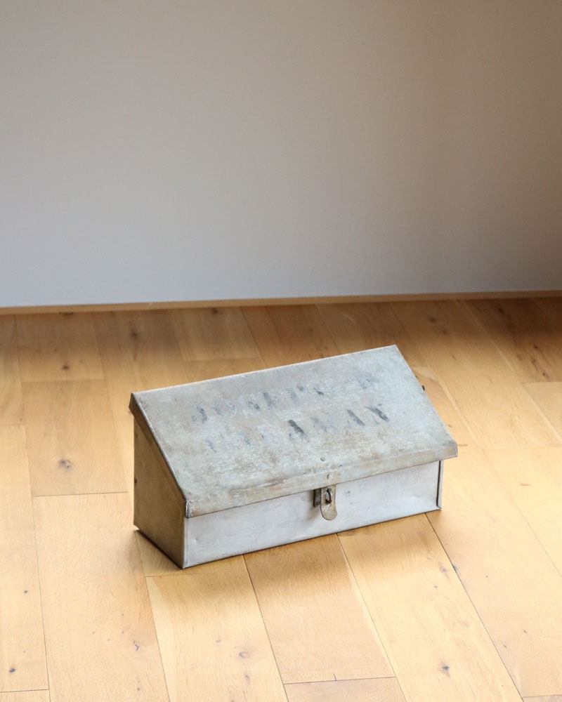c.1950s Galvanized Steel Delivery Box｜1950年代頃 ガルバナイズドスチール デリバリーボックス