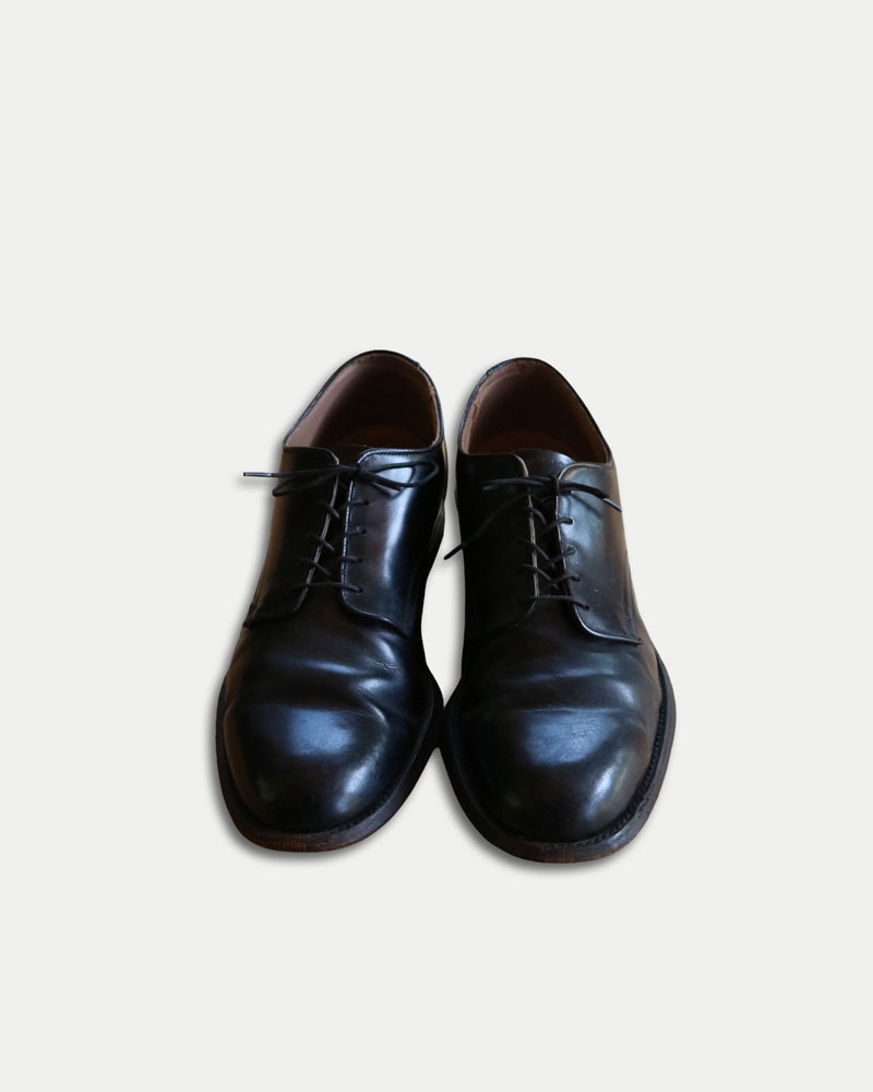 Vintage 70s Black ENDICOTT JOHNSON U.S. Military Service Shoes 【9 1/2 R】