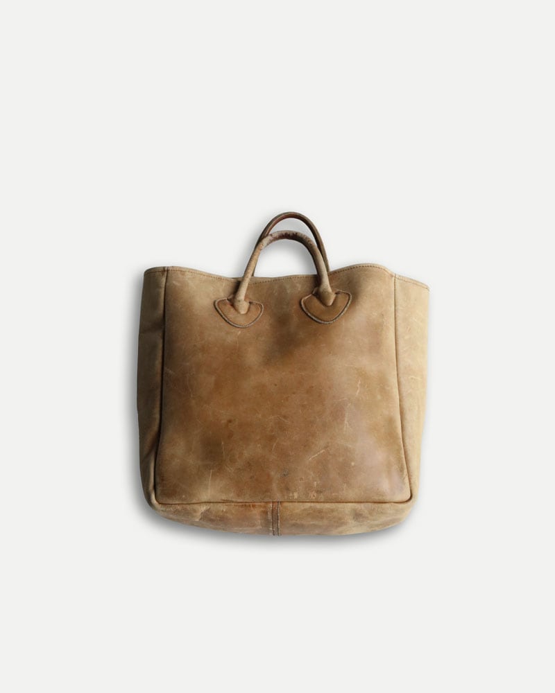 Vintage 70s Natural L.L.Bean Leather Carryall