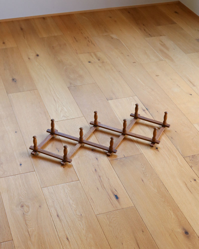 c.1950s Wooden Expandable Wall Rack｜1950年代頃 木製 エクスパンダブル ウォールラック