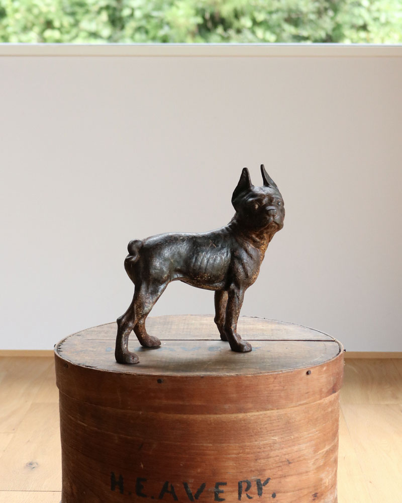 c.1920s Cast Iron Boston Terrier Doorstop｜1920年代頃 キャストアイアン ボストンテリア ドアストッパー