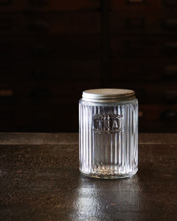 "TEA" Glass Jar B��"TEA" ���饹���㡼 B