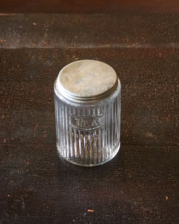 "TEA" Glass Jar B��"TEA" ���饹���㡼 B