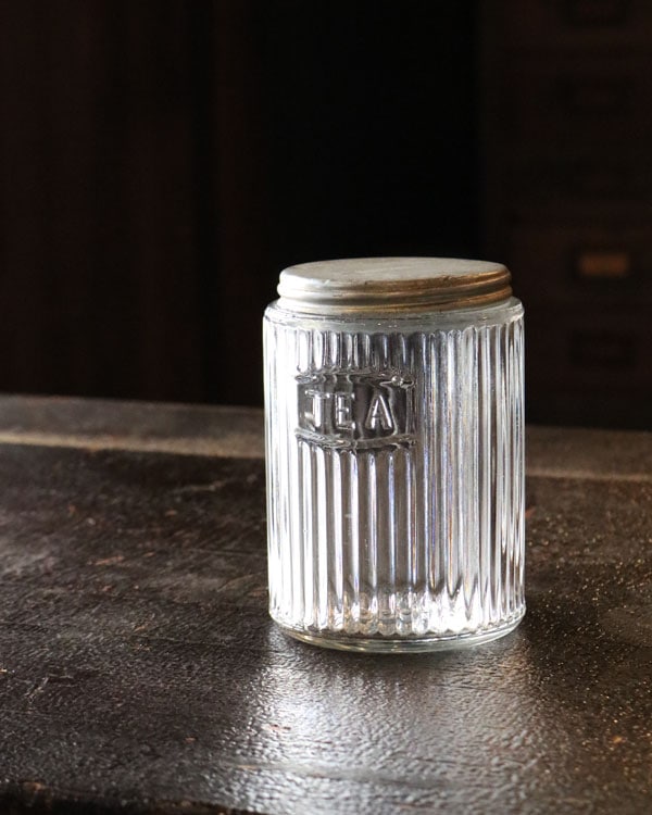 "TEA" Glass Jar B��"TEA" ���饹���㡼 B
