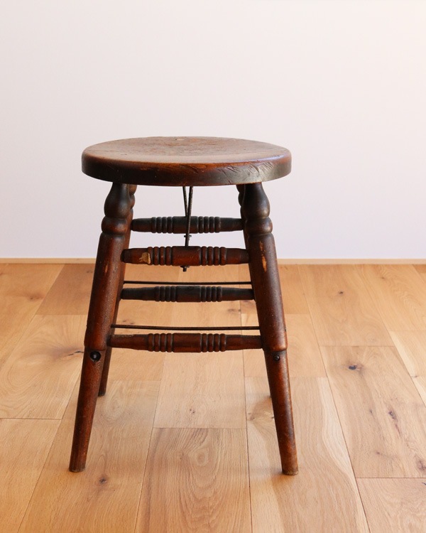 "S.BENT & BROS." Round Stool��"S.BENT & BROS." �饦��ɥ��ġ���