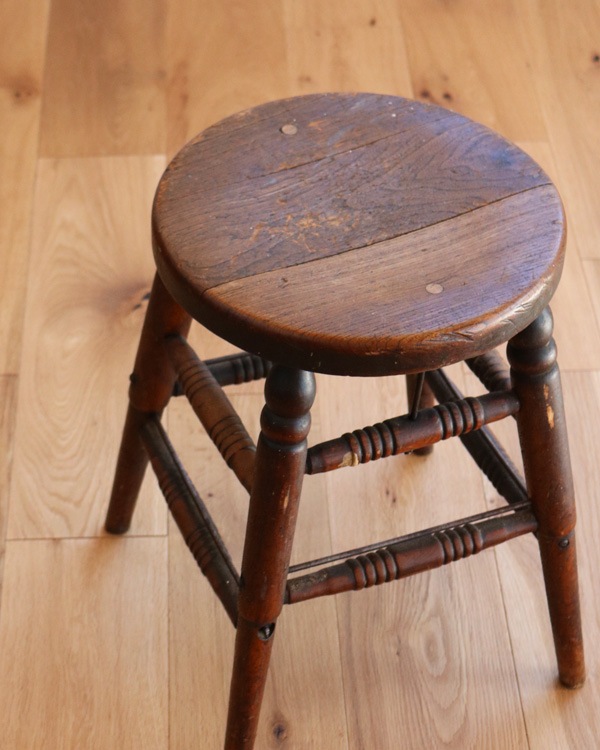 "S.BENT & BROS." Round Stool��"S.BENT & BROS." �饦��ɥ��ġ���