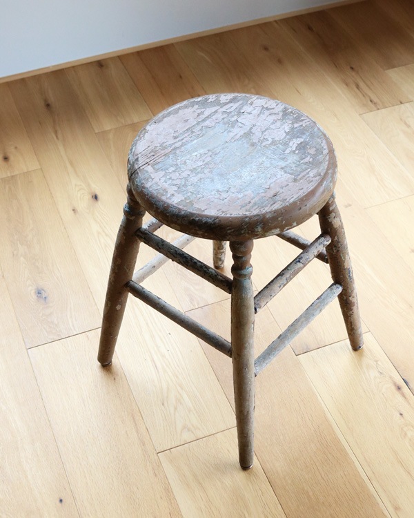 Early Painted Round Stool �å����꡼�ڥ���ƥåɥ饦��ɥ��ġ���