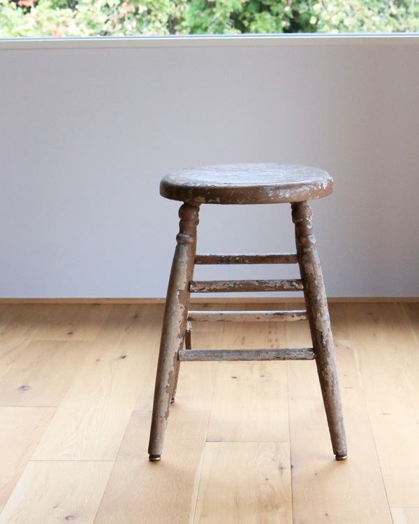 Early Painted Round Stool �å����꡼�ڥ���ƥåɥ饦��ɥ��ġ���