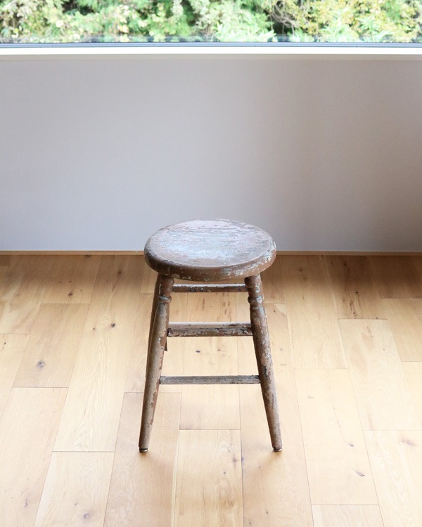 Early Painted Round Stool �å����꡼�ڥ���ƥåɥ饦��ɥ��ġ���