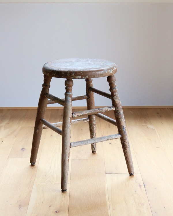 Early Painted Round Stool �å����꡼�ڥ���ƥåɥ饦��ɥ��ġ���