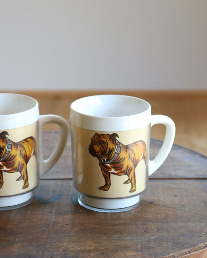 c.1970s DAWN Bulldog Mug｜1970年代頃 DAWN ブルドッグマグ