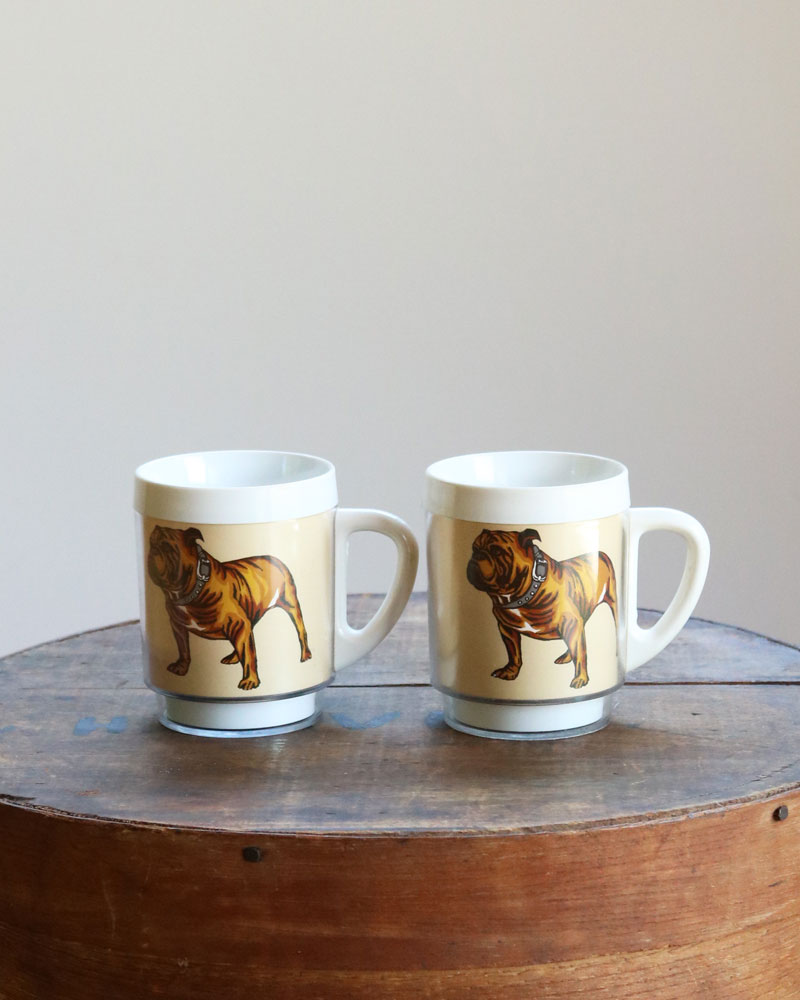 c.1970s DAWN Bulldog Mug｜1970年代頃 DAWN ブルドッグマグ