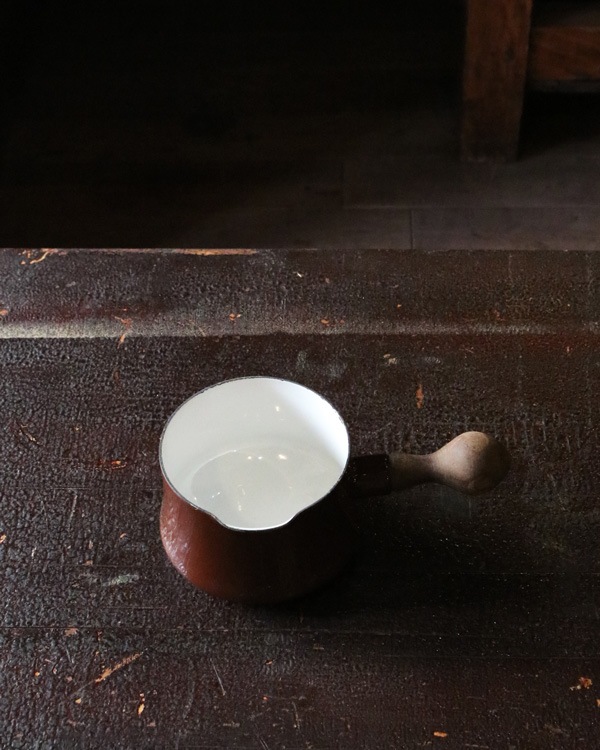 Dansk Enamelware Milkpan Brownå󥹥 ʥ륦 ߥ륯ѥ Brown