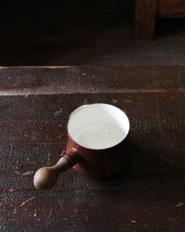 Dansk Enamelware Milkpan Brownå󥹥 ʥ륦 ߥ륯ѥ Brown