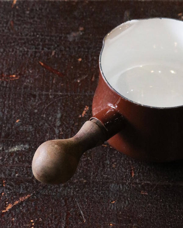 Dansk Enamelware Milkpan Brownå󥹥 ʥ륦 ߥ륯ѥ Brown