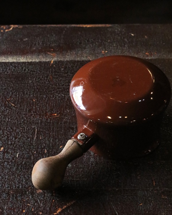 Dansk Enamelware Milkpan Brownå󥹥 ʥ륦 ߥ륯ѥ Brown