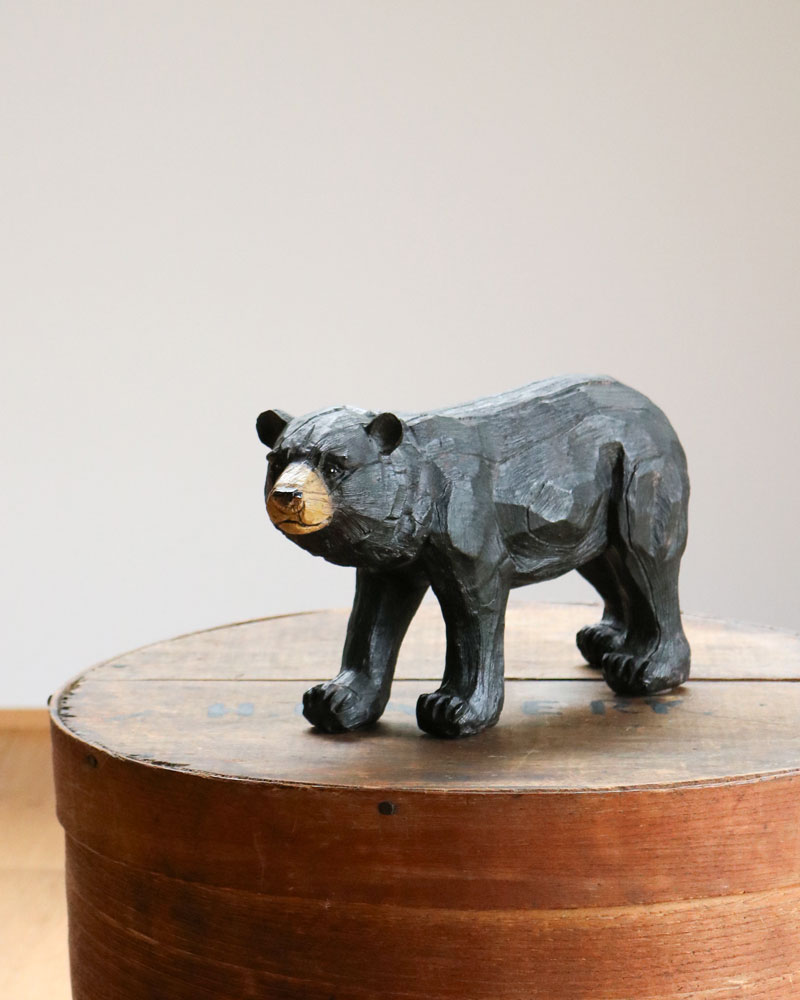 c.1960s Hand-Carved Wooden Black Bear｜1960年代頃 ハンドカービング