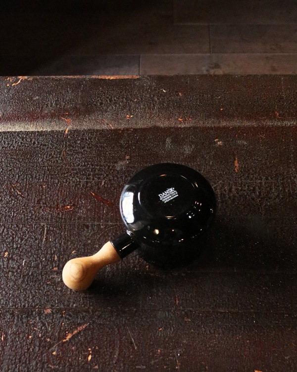 Dansk Enamelware Milkpan Brackå󥹥 ʥ륦 ߥ륯ѥ Black
