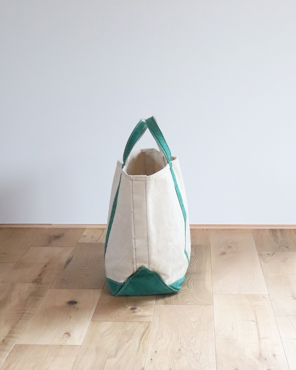 Vintage 80s Green L.L.BEAN Canvas Tote (L)