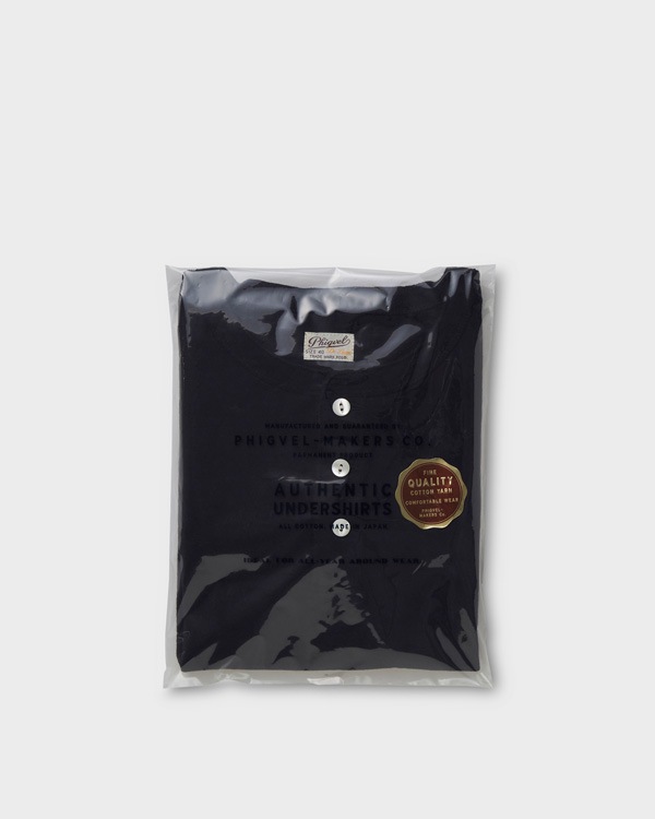 PHIGVEL �ե����٥��HENLEY NECK TEE �إ�꡼�ͥå� �ƥ�����INK NAVY��