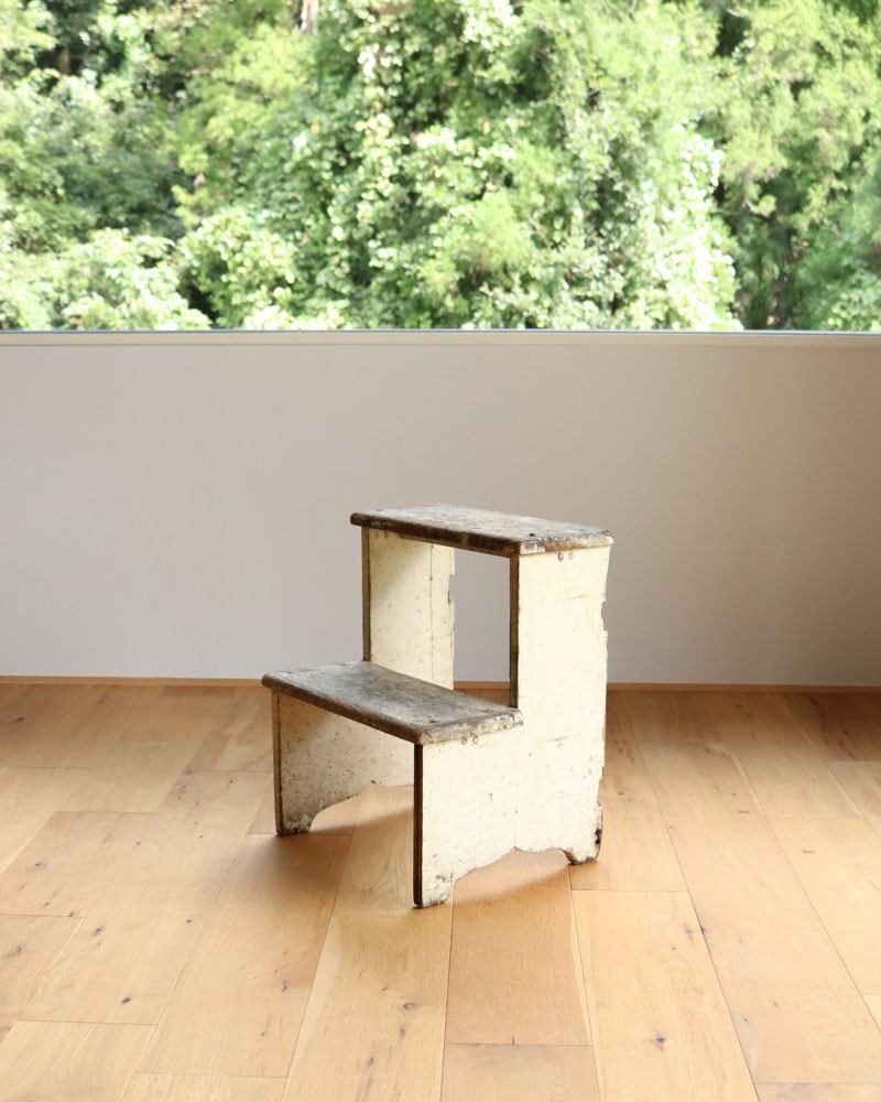 c.1930s Painted Wooden Step Stool｜1930年代頃 ペインテッド ウッド
