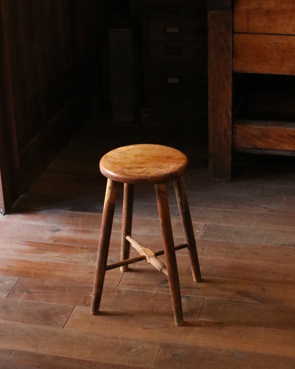 Wooden Round Stool RS-42｜木製ラウンドスツール RS-42
