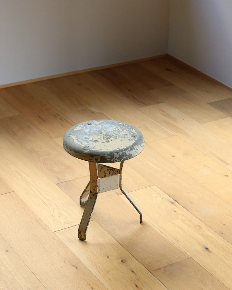 c.1930s Painted Metal Milking Stool｜1930年代頃 ペインテッド