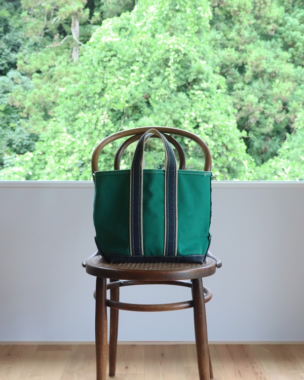 Vintage 80s Green L.L.BEAN Deluxe Tote (S)