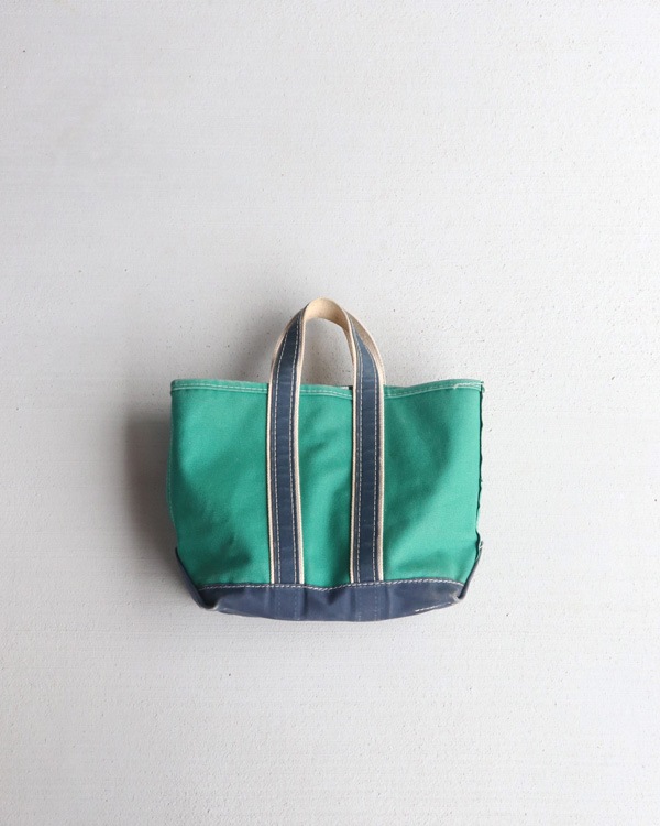 Vintage 80s Green L.L.BEAN Deluxe Tote (S)