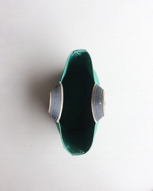 Vintage 80s Green L.L.BEAN Deluxe Tote (S)