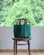 Vintage 80s Green L.L.BEAN Deluxe Tote (S)