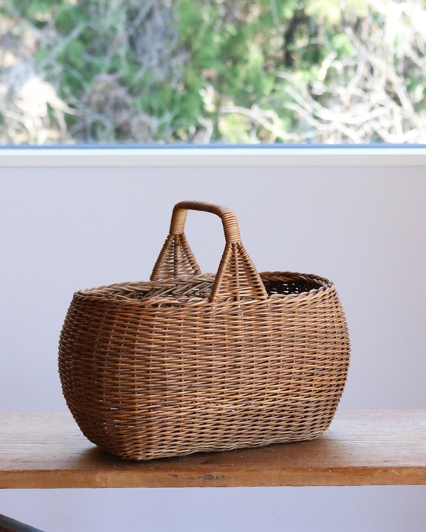 Rattan One handle Basket JPB-013 | �饿����ϥ�ɥ�Х����å� JPB-013