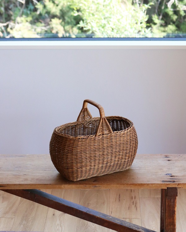 Rattan One handle Basket JPB-013 | �饿����ϥ�ɥ�Х����å� JPB-013