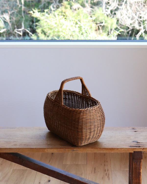 Rattan One handle Basket JPB-013 | �饿����ϥ�ɥ�Х����å� JPB-013