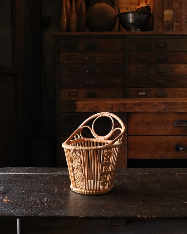 Rattan Flower Basket JPB-004�å饿��ե��Х����å�JPB-004