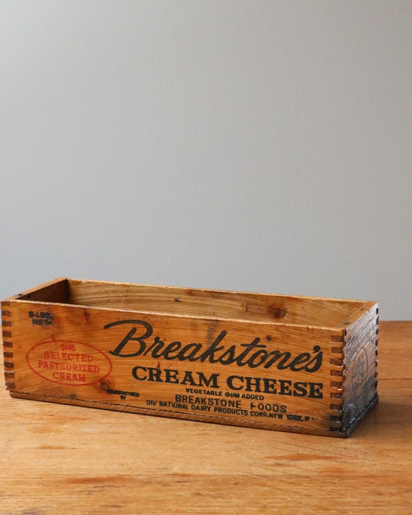 【最終価格】【アンティーク】Breakstone's Cheese Box木箱 Breakstone's