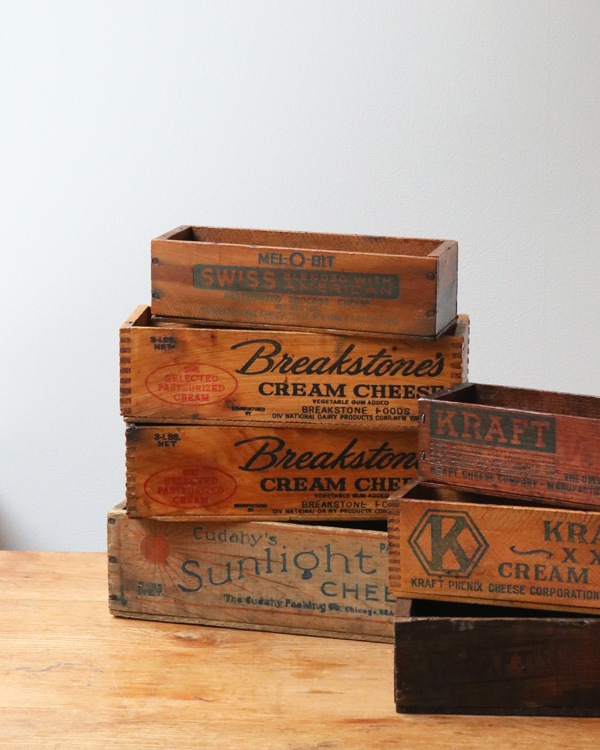 【最終価格】【アンティーク】Breakstone's Cheese Box木箱 Breakstone's
