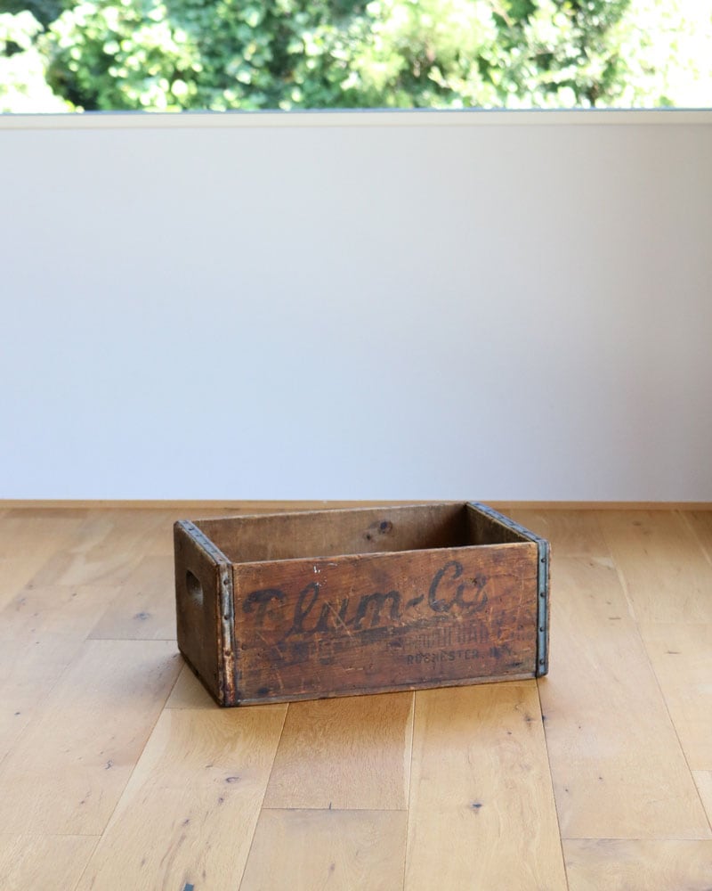 c.1920s “Plymouth Dairy” Wooden Milk Crate｜1920年代頃 “Plymouth
