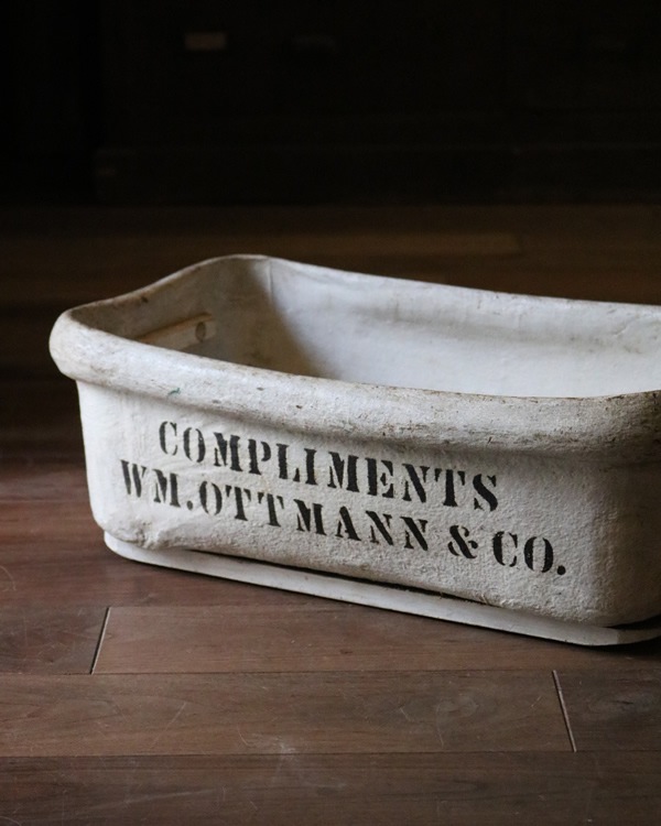 "WM. OTTMANN & CO." Stenciled Stacking Bin"WM. OTTMANN & CO." ƥ󥷥 եСܥå