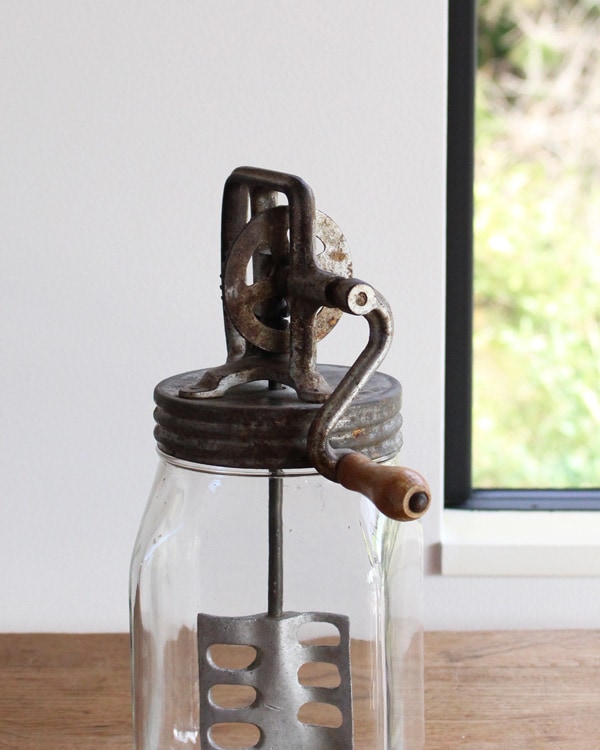 Hand-Crank Butter Churn 2QT.｜2クォートサイズのバターチャーン