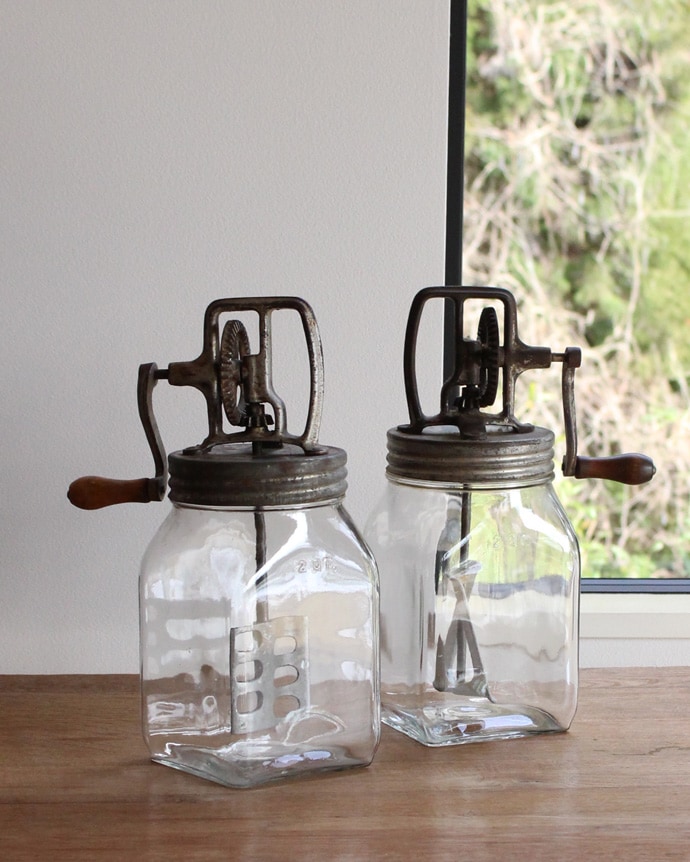 Hand-Crank Butter Churn 2QT.｜2クォートサイズのバターチャーン