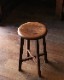 Wooden Round Stool RS-66�������饦��ɥ��ġ��� RS-66