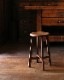 Wooden Round Stool RS-66�������饦��ɥ��ġ��� RS-66