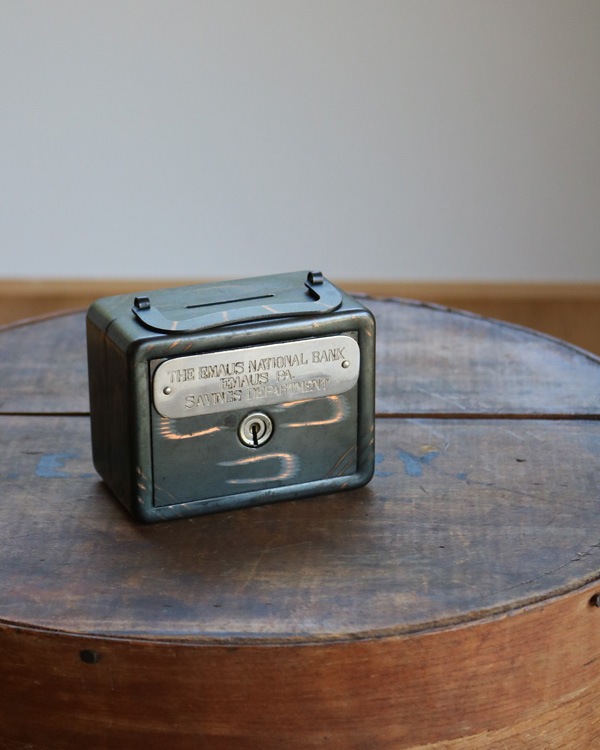 "THE EMAUS NATIONAL BANK" Coin Bank��"THE EMAUS NATIONAL BANK" ����ѥ�ե��˥å���Υ�����Х�
