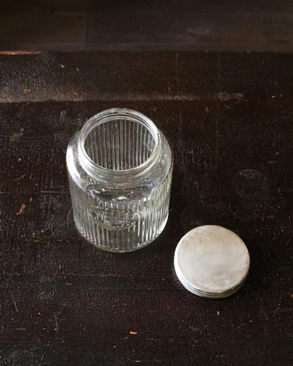 "COFFEE" Glass Jar Rib Glass B"COFFEE" 饹㡼 ֥饹 B