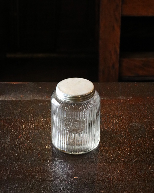 "COFFEE" Glass Jar Rib Glass B"COFFEE" 饹㡼 ֥饹 B